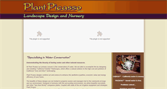 Desktop Screenshot of plantpicasso.com